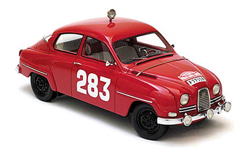 Saab 96 1/18 Neo No283 Carlsson/Palm Rally Monte Carlo 13 modelauto