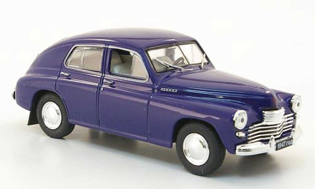 Gaz 20 1/43 Nash Avtoprom Pobeda blauw modelauto