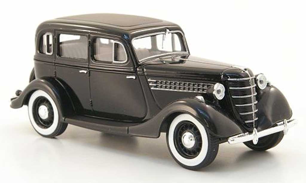 Gaz 11-73 1/43 Nash Avtoprom zwart modelauto