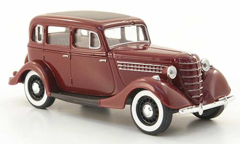 Gaz 11-73 1/43 Nash Avtoprom rood modelauto