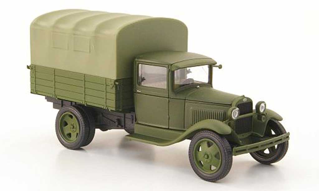Gaz AA 1/43 Nash Avtoprom Pritsche oliv avec oliver Plane modelauto