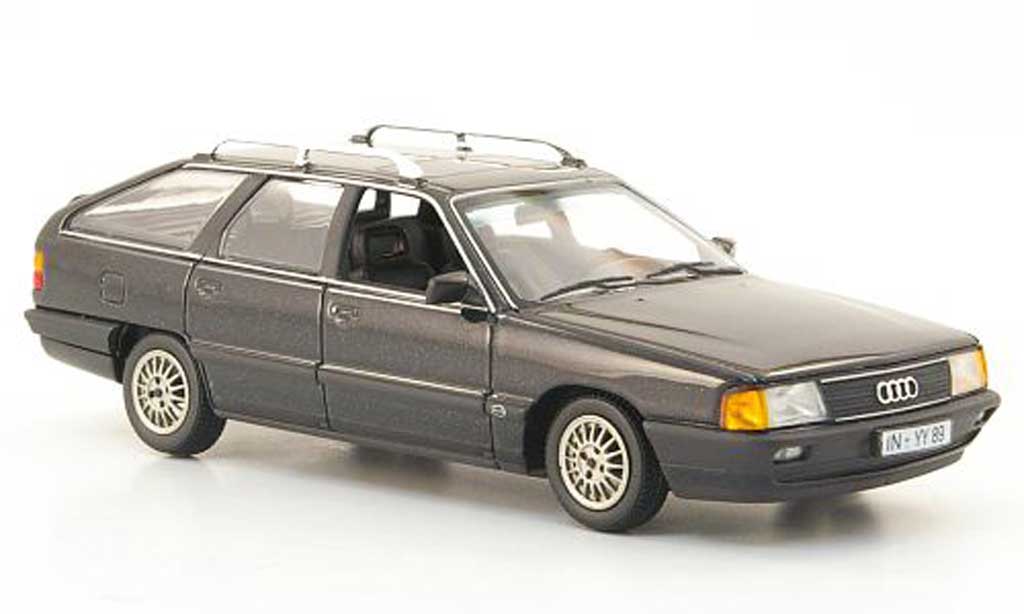 Audi 100 avant 1/43 Minichamps avant (C3) grijs 1990 modelauto