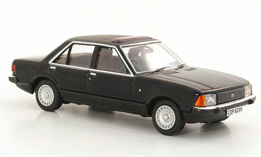 Ford Granada 1/43 Vanguards MkII 2.8i Ghia zwart RHD 1978 modelauto
