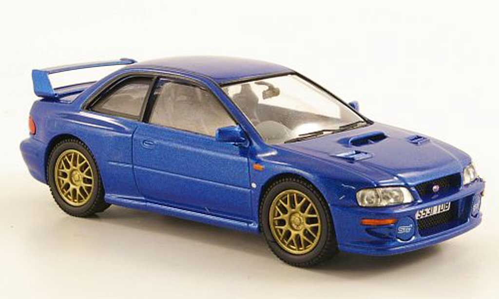 Subaru Impreza 22B 1/43 Vanguards 22B STi Coupe blauw modelauto
