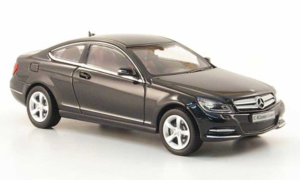 Mercedes Classe C 1/43 Norev Coupe (C204) zwart 2011 modelauto