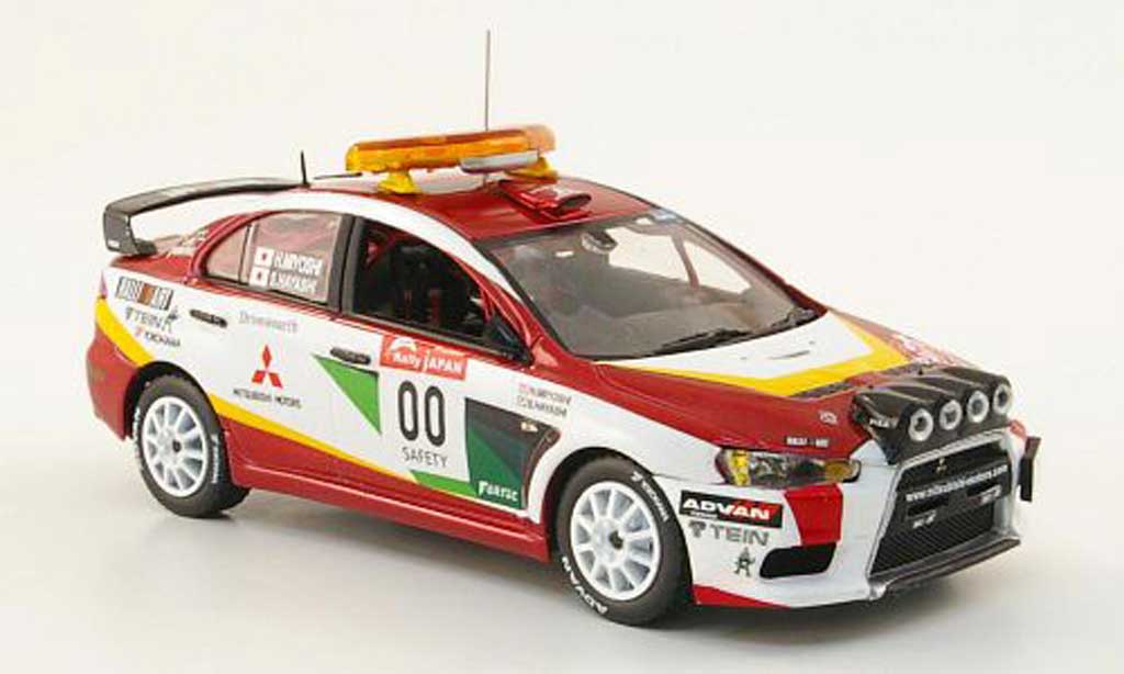 Mitsubishi Lancer Evolution X 1/43 Vitesse Evolution X No.00 Zero Car Rally Japan 2008 modelauto