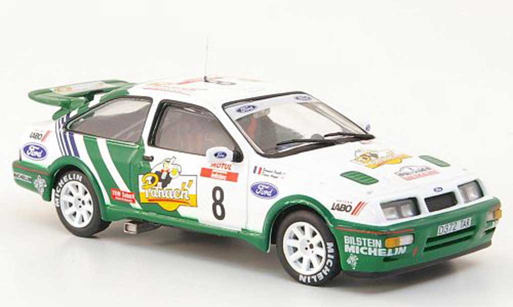Ford Sierra Cosworth RS 1/43 Hachette Cosworth RS No.8 Panach Tour de Corse 1988 modelauto