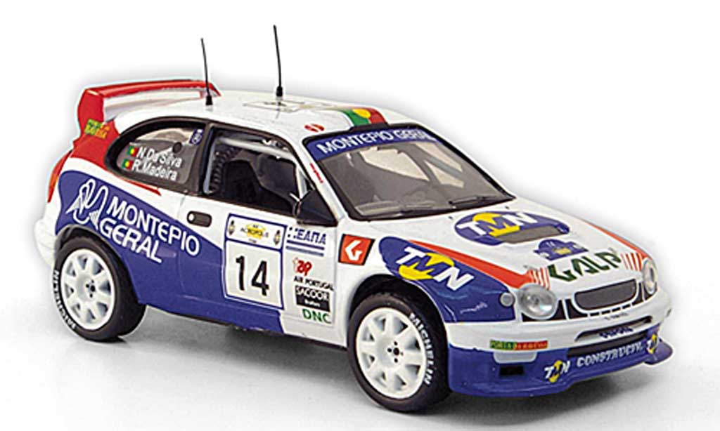 Toyota Corolla WRC 1/43 Hachette WRC No.14 Galp Rally Griechenland 1998 modelauto