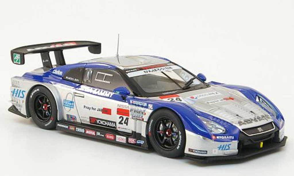 Nissan Skyline 1/43 Ebbro Kondo GT-R No.24 Advan Super GT500 Runde 2 Fuji 2011 modelauto