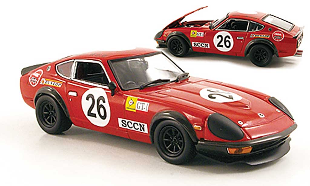 Datsun 240Z 1/43 Kyosho Sport Racing No.26 1000 Km Japan 1972 modelauto
