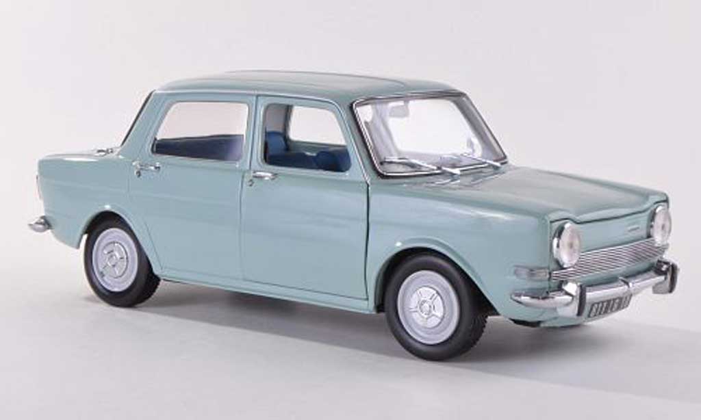 Simca 1000 1/18 Norev LS blauw 1974 modelauto
