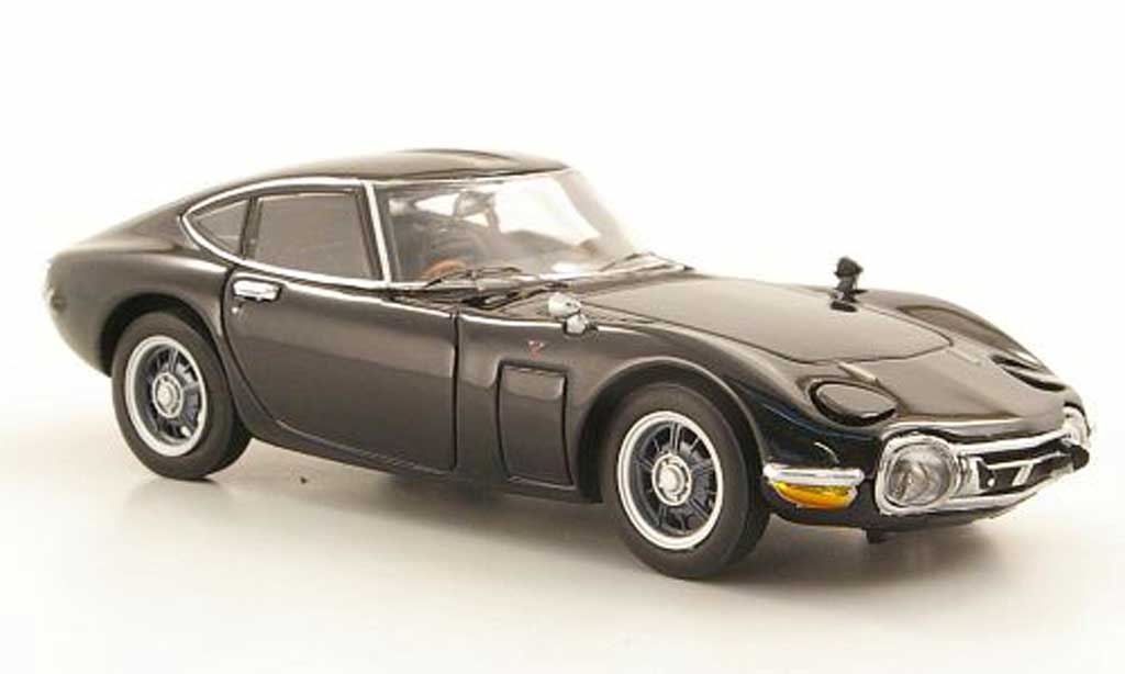 Toyota 2000 GT 1967 1/43 Ebbro 1967 zwart modelauto