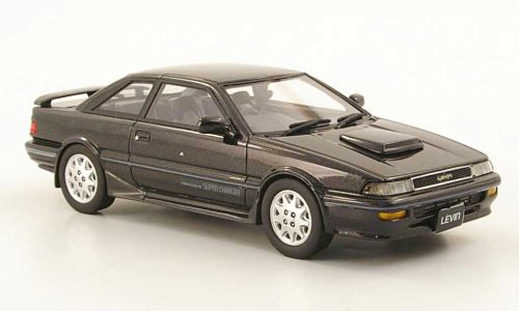 Toyota Corolla Levin 1/43 Hi Story Levin GT-Z zwart RHD 1989 modelauto