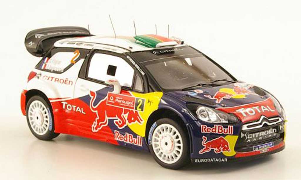 DS Automobiles DS3 WRC 2011 1/43 Spark WRC 2011 No.2 Red Bull Rally Portugal modelauto
