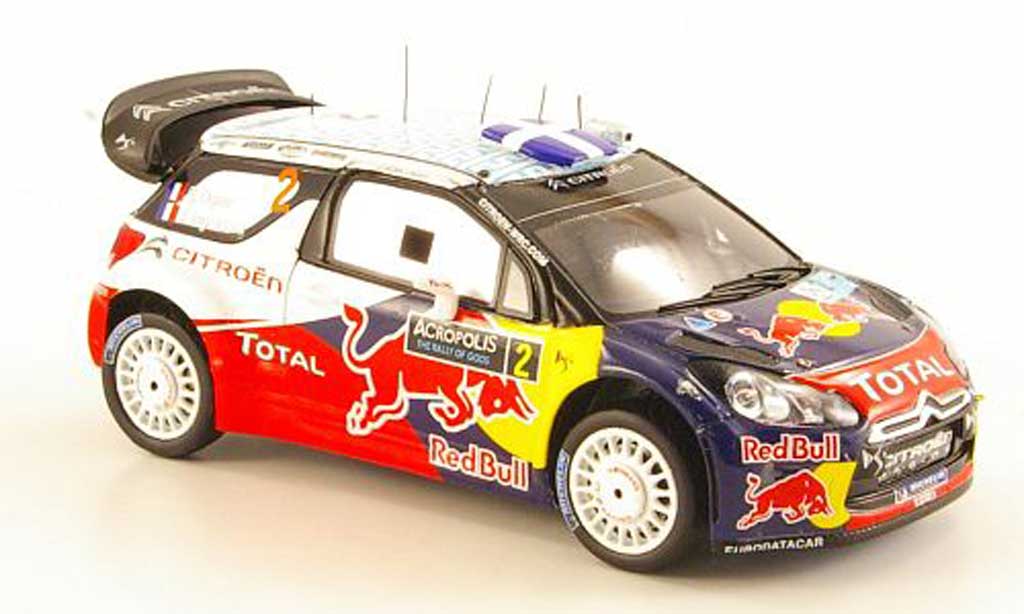 DS Automobiles DS3 WRC 2011 1/43 Spark WRC 2011 No.2 Red Bull Rally Acropolis modelauto