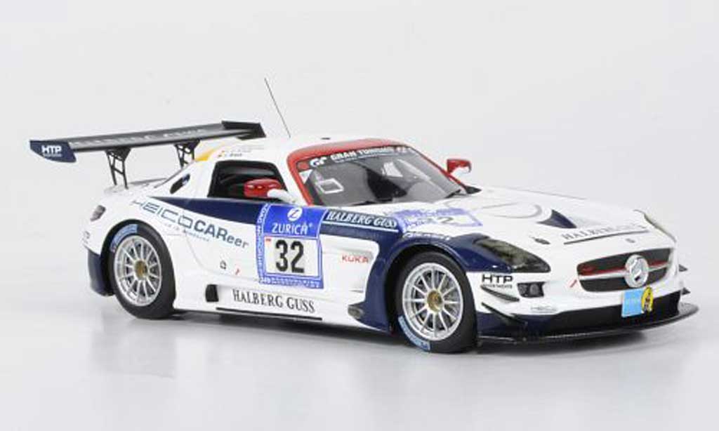 Mercedes SLS 1/43 Minichamps AMG GT3 No.32 Heico Motorsport 24h ADAC Nurburgring 2011 modelauto