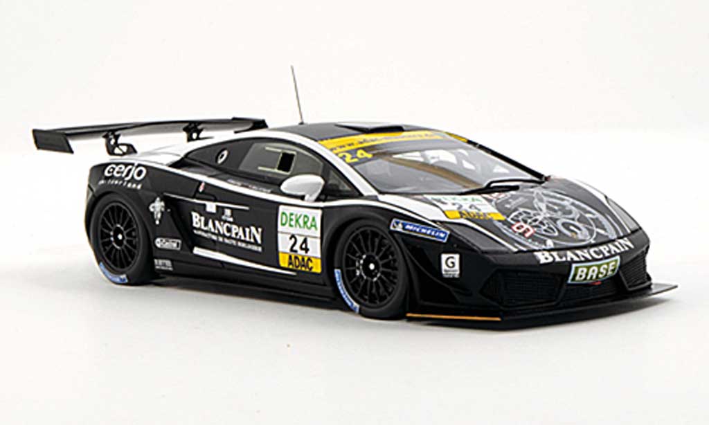 Lamborghini Gallardo LP600-4 1/43 Minichamps LP600-4 No.24 Reiter Engineering M.A.Hayek / P.Kox ADAC GT Masters-Saison 2011 modelauto