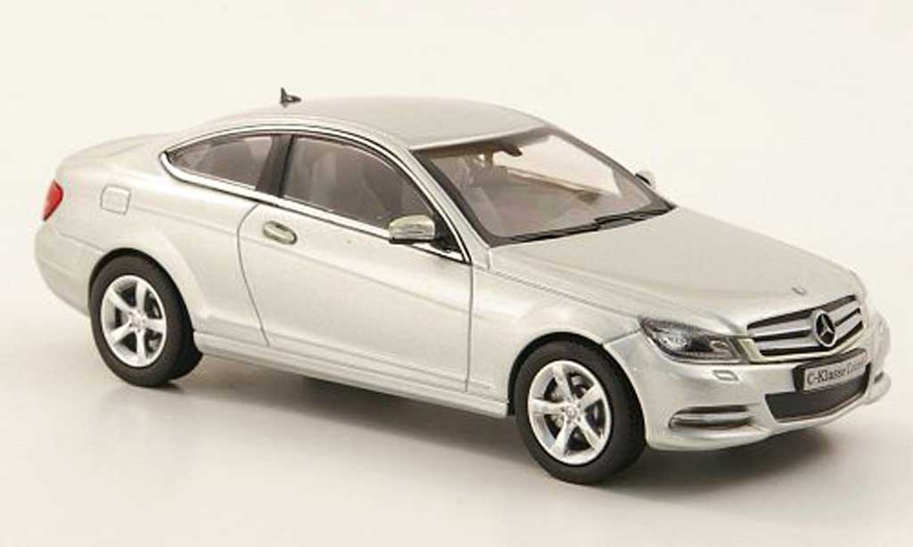 Mercedes Classe C 1/43 Norev Coupe (C204) grijs 2011 modelauto