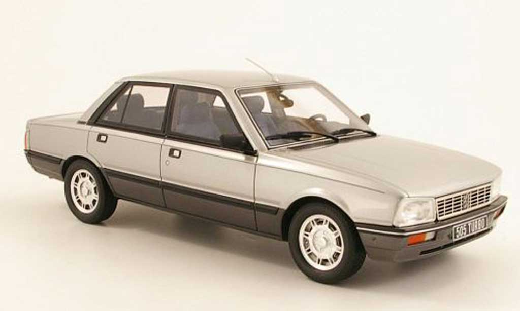 Peugeot 505 1/18 Ottomobile Turbo grijs metallicgrijs modelauto