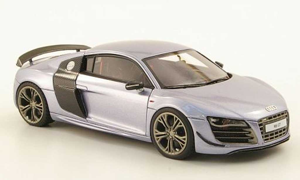 Audi R8 GT 1/43 Look Smart GT grijs blauw modelauto