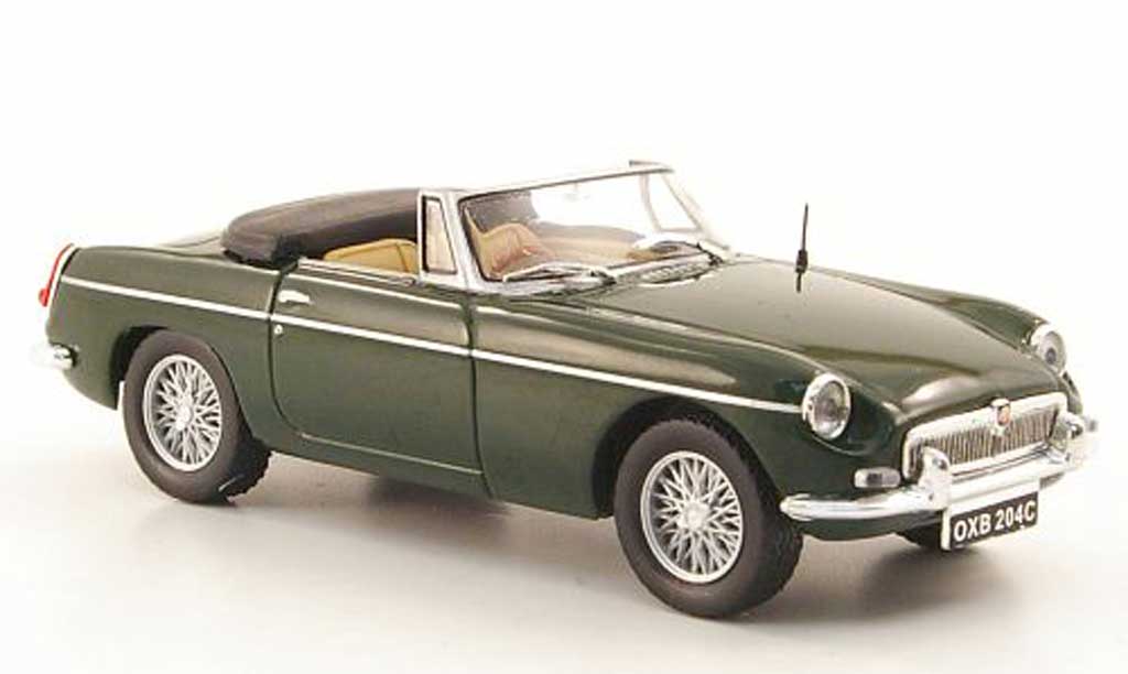 MG B 1/43 Hachette Roadster Mk II grun 1968 modelauto