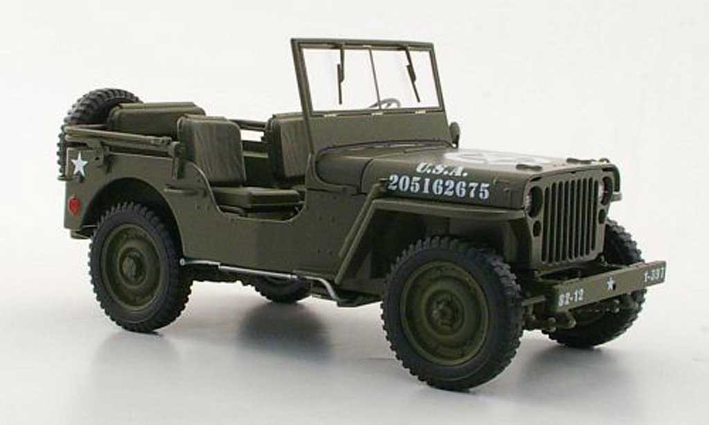 Jeep Willys 1/18 Welly U.S. Army olivgrun modelauto