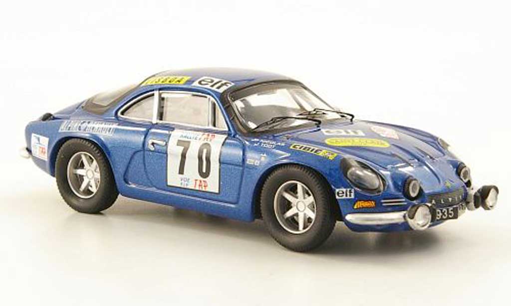 Alpine A110 1/43 Trofeu No.70 TAP Rally Portugal 1972 modelauto