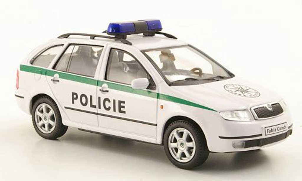 Skoda Fabia 1/43 Abrex Policie Politie Tschechien modelauto
