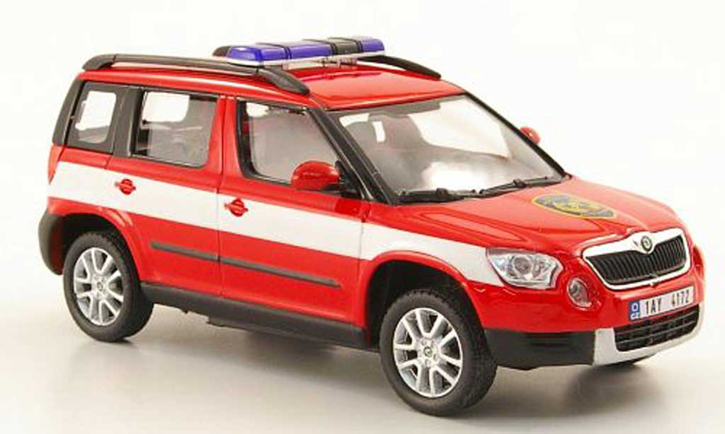 Skoda Yeti 1/43 Abrex Hasici Brandweer Tschechien modelauto