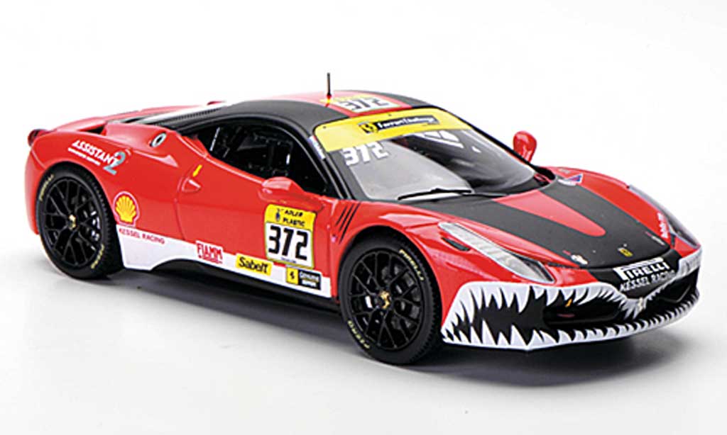 Ferrari 458 Challenge 1/43 Hot Wheels Elite Challenge No.372 Kessel Racing 2011 modelauto