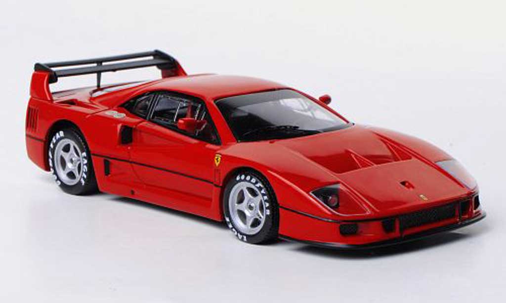 Ferrari F40 1/43 Hot Wheels Elite Competizione Presentationsfahrzeug rood modelauto