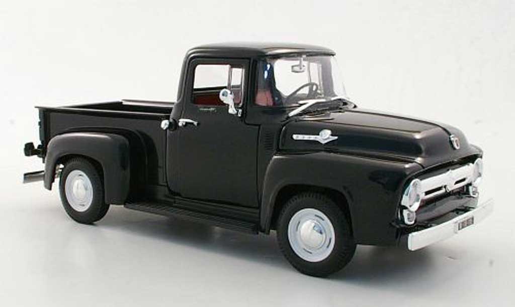 Ford F1 1/18 Welly 00 Pick Up zwart 1956 modelauto