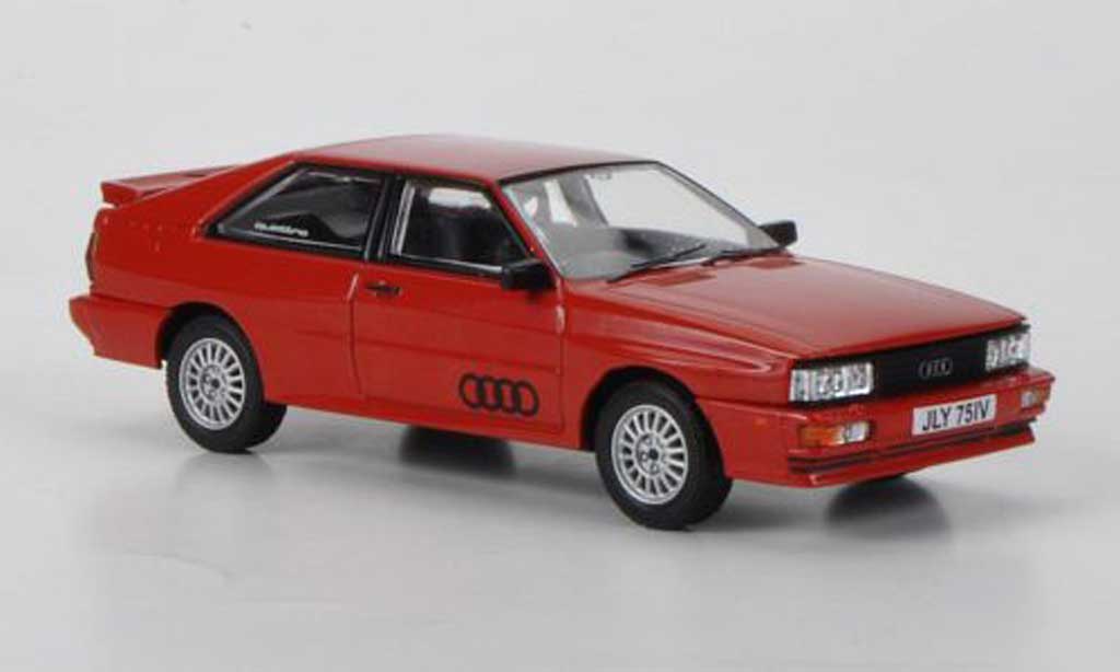 Audi Quattro 1/43 Corgi rood 'Ashes to Ashes' RHD modelauto