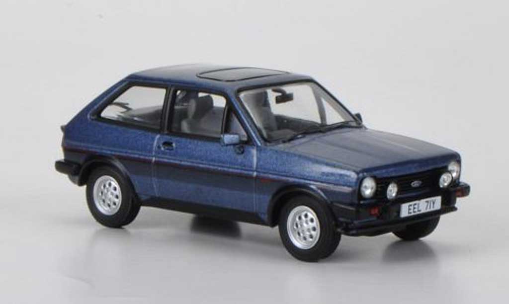 Ford Fiesta MKI 1/43 Vanguards MKI XR2 blauw modelauto