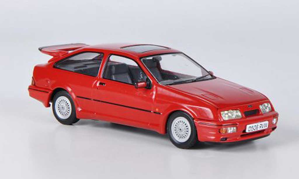 Ford Sierra Cosworth RS 1/43 Vanguards Cosworth RS rood Duke of Bedford modelauto