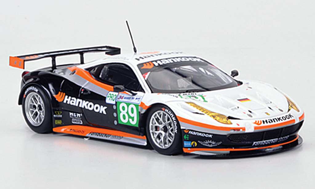 Ferrari 458 Italia GT2 1/43 Fujimi Italia GT2 No.89 Hankook Team Farnbacher 24h Le Mans 2011 modelauto