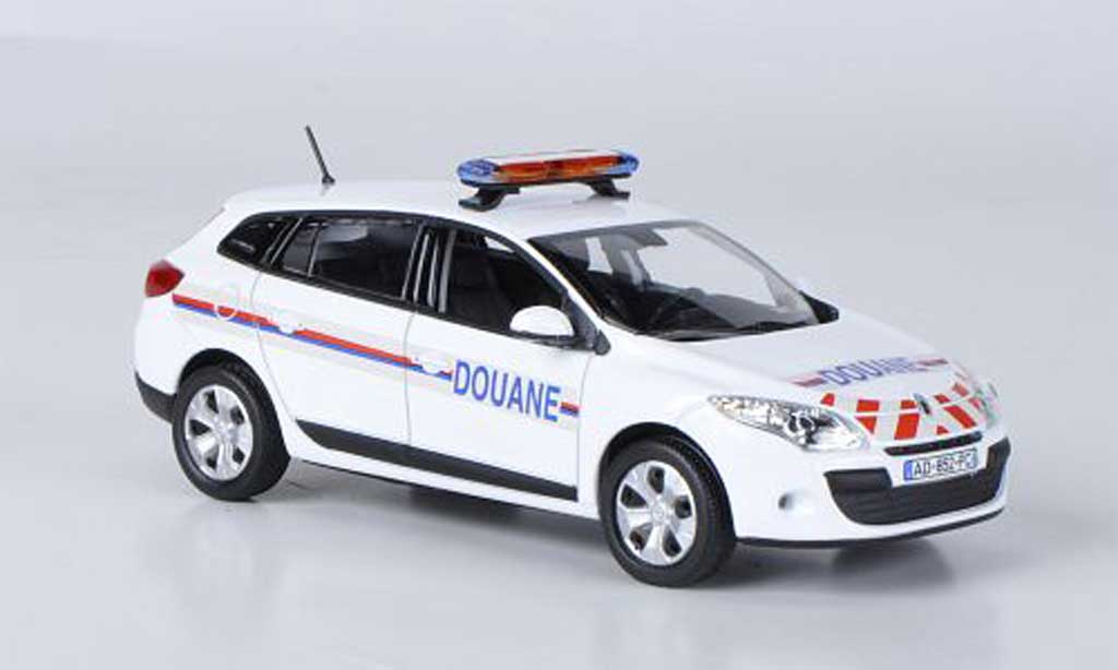 Renault Megane Estate 1/43 Norev Estate Zoll Douane 2009 modelauto
