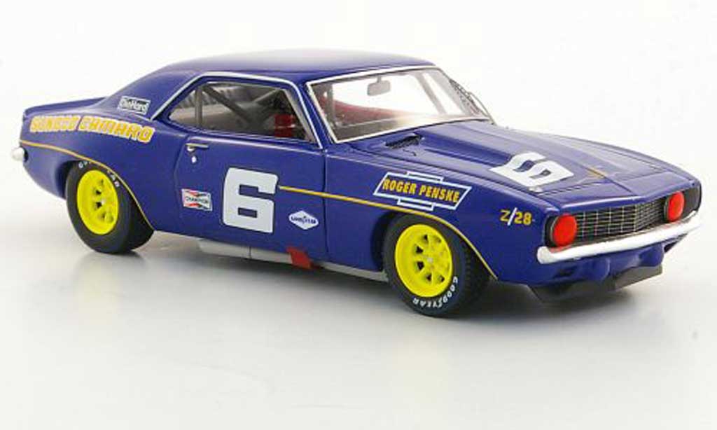 Chevrolet Camaro SS 1/43 Spark SS No.6 M.Donohue Trans Am 1969 modelauto