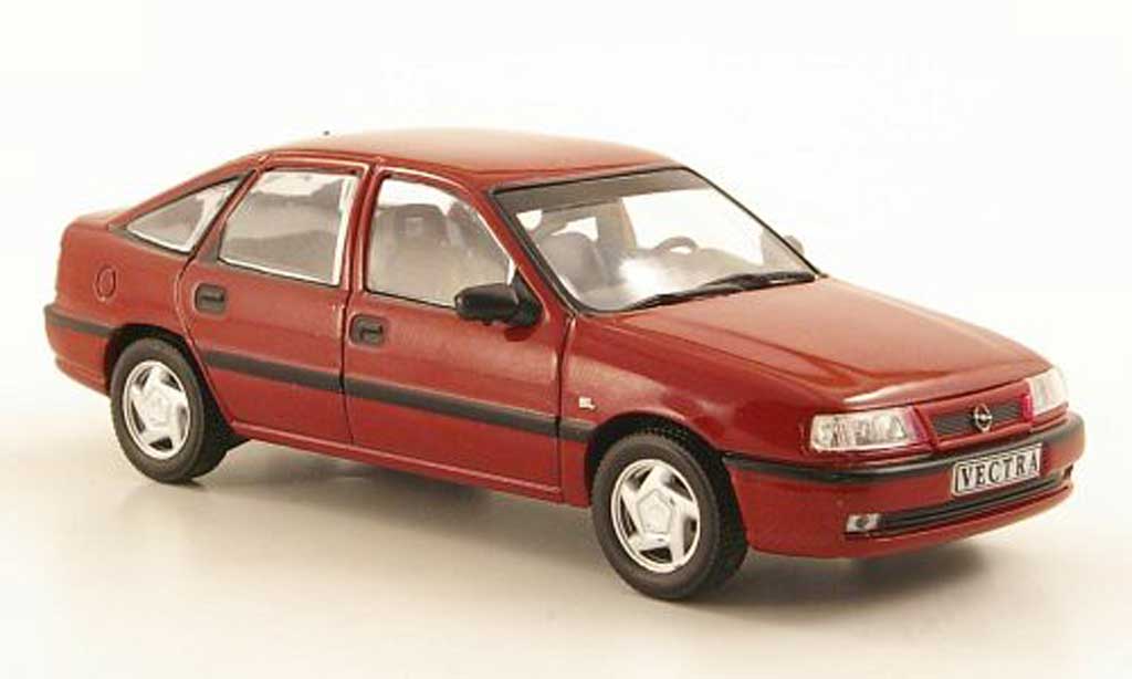 Opel Vectra 1/43 Hachette A GL rood (ohne Magazin) 1993 modelauto