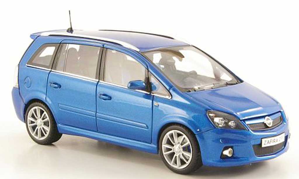 Opel Zafira 1/43 Minichamps B OPC blauw modelauto