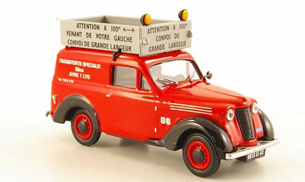Renault Juvaquatre 1/43 Eligor Convoi Exceptionnel Transports Speciaux modelauto