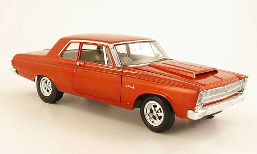 Plymouth Belvedere 1/18 Highway 61 A990 oranje 1965 modelauto