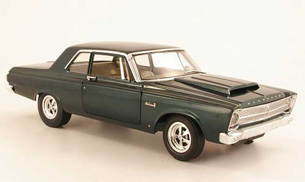 Plymouth Belvedere 1/18 Highway 61 A990 grun 1965 modelauto