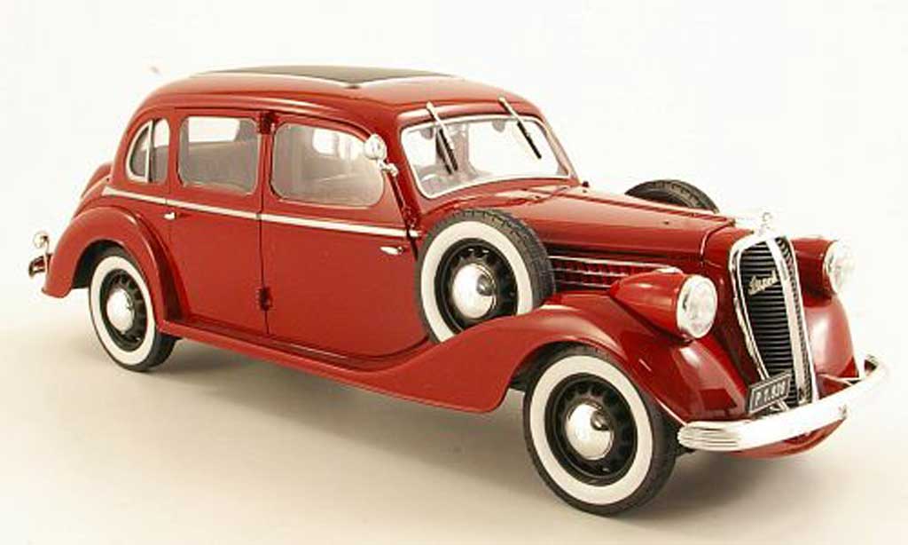 Skoda Superb 1938 1/18 Abrex 1938 913 rood 1938 modelauto