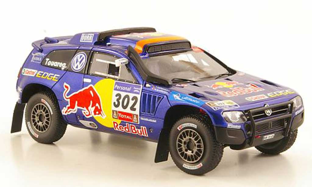 Volkswagen Touareg Dakar 1/43 Spark Dakar Race 3 No.302 Red Bull 2011 modelauto