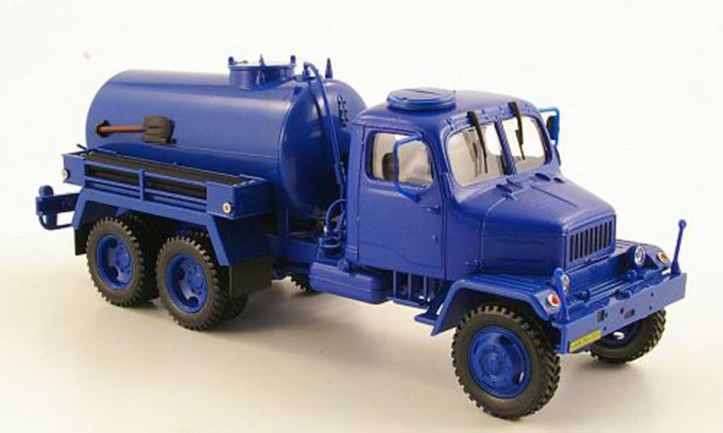 Praga V3S 1/43 Abrex Tank blauw modelauto