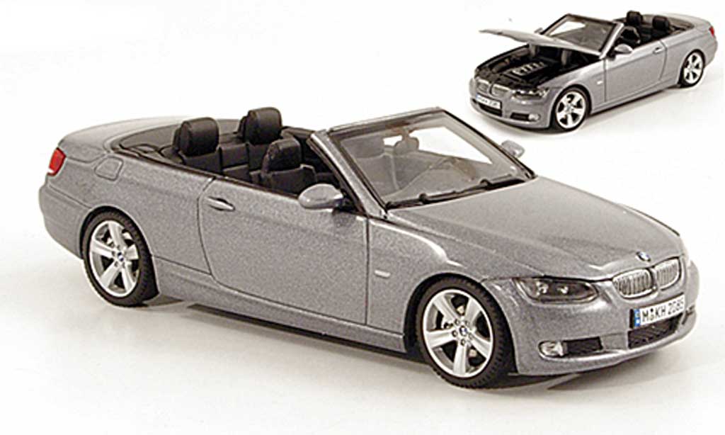 Bmw 335 E93 1/43 Autoart E93 Cabrio grijs 2006 modelauto