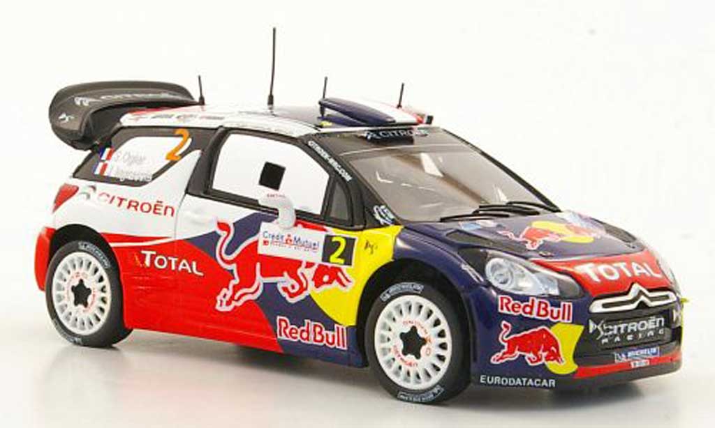 DS Automobiles DS3 WRC 2011 1/43 Spark WRC 2011 No.2 S.Ogier / J.Ingrassia Rally Frankreich modelauto