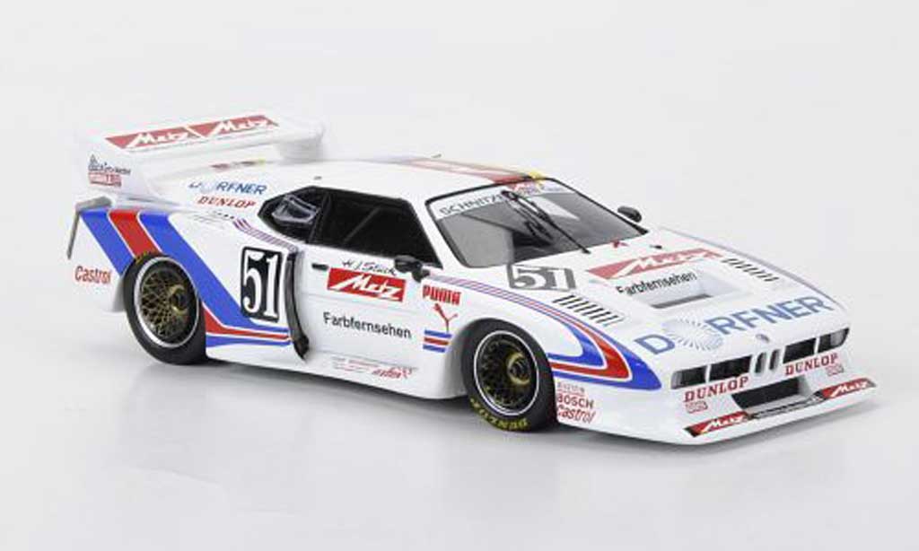 Bmw M1 1981 1/43 Spark 1981 Gr.5 No.51 Metz Schnitzer -Team H.-J.Stuck Norisring modelauto