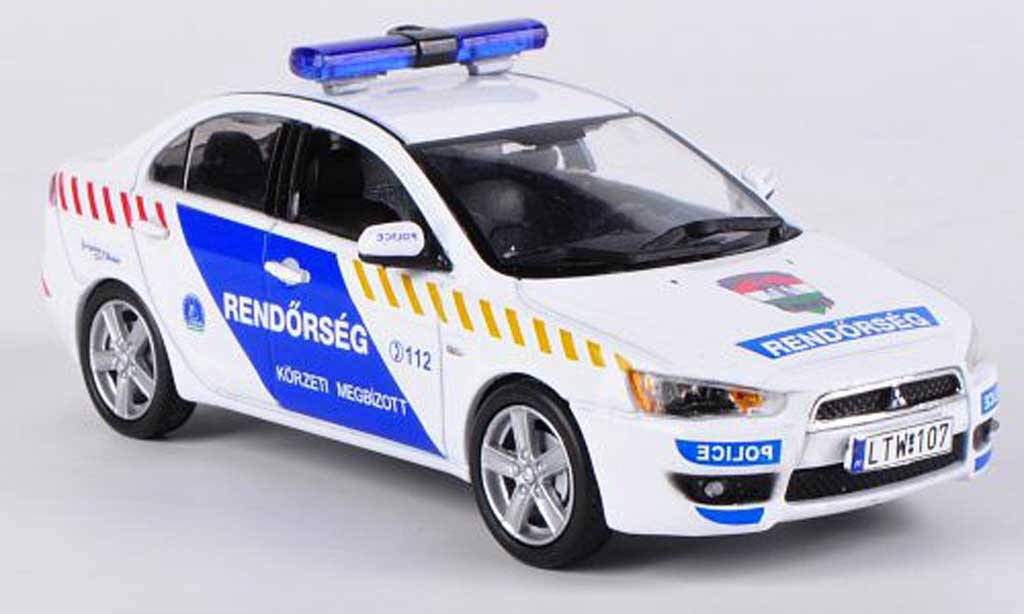 Mitsubishi Lancer Evolution X 1/43 Vitesse Evolution X X Hungarian Politie 2009 modelauto